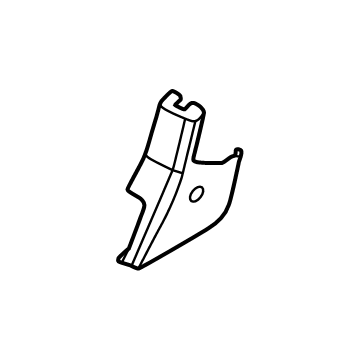 N1WZ-26666L75-GA Ford Seat Back Latch Cover Illustration 1 of 1