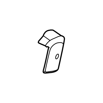 N1WZ-26666L75-GB Ford Seat Back Latch Cover Illustration 1 of 1