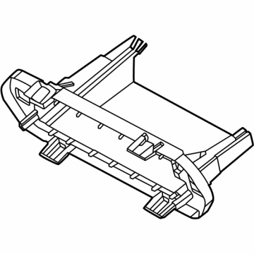 MB3Z-12A659-D Ford BRACKET - ENGINE CONTROL MODUL Illustration 1 of 1