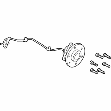 RL1Z-1109-B Ford Wheel Hub Assembly Illustration 1 of 1