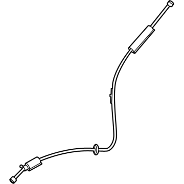R2TZ-17A605-A Ford Windshield Washer Hose Illustration 1 of 1
