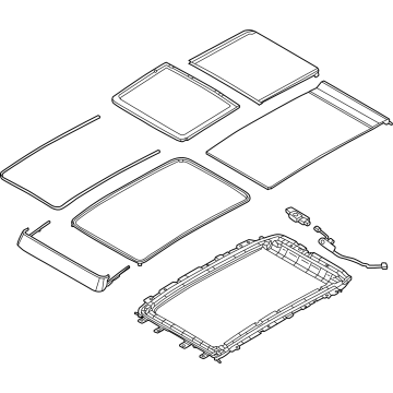 R2TZ-78502A82-CD Ford Glass Sliding Illustration 1 of 1