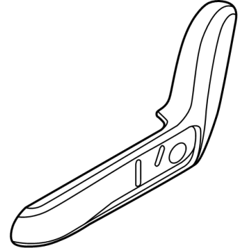 R2TZ-5861351-AB Ford Seat Back Latch Cover Illustration 1 of 1
