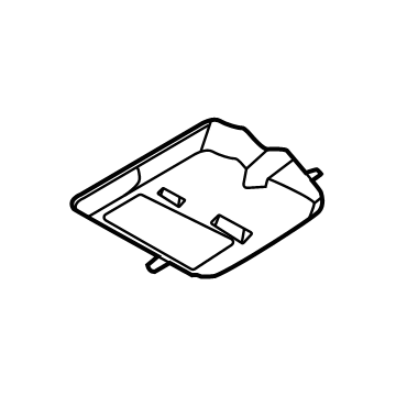 RB5Z-78046B46-BA Ford MAT - RUBBER - INSTR. PANEL SH Illustration 1 of 1
