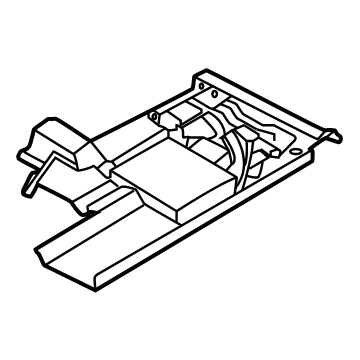 RB5Z-7801670-AA Ford Instrument Panel Insulator Illustration 1 of 1