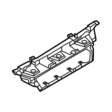 RB5Z-19893-AC Ford BEZEL ASY - VENT AIR LOUVRE Illustration 1 of 1