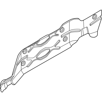 MB3Z-9A032-H Ford Heat Shield Illustration 1 of 1