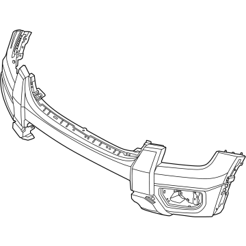 2025 Ford Ranger Bumper - N1WZ-17D957-CQPTM