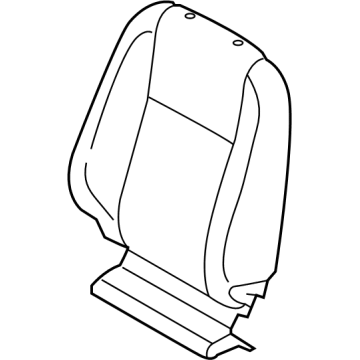 LK4Z-9964416-DF Ford Seat Back Cover Assembly Illustration 1 of 1