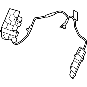 R2TZ-5863204-A Ford Seat Cushion Pad Illustration 1 of 1