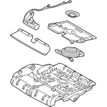R2TZ-5862527-CC Ford Base Seat Illustration 1 of 1