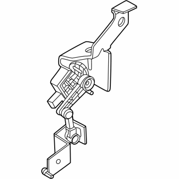 MB3Z-5A967-G Ford BRACKET AND LEVER ASY Illustration 1 of 1