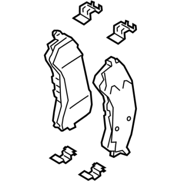 Ford Ranger Brake Pads - MB3Z-2001-D