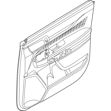 N1WZ-6023942-BA Ford Panel Assembly Door Trim Illustration 1 of 1