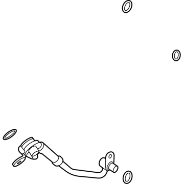 N2DZ-8K153-B Ford Water Outlet Tube Illustration 1 of 1