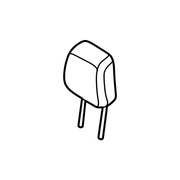 SL7Z-78611A08-MA Ford Headrest - Cover And Pad Illustration 1 of 1