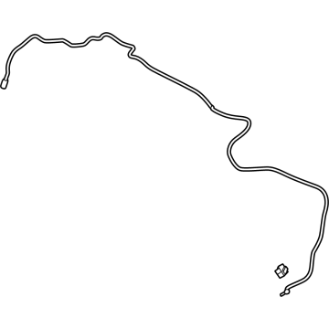 SL1Z-17A605-H Ford Windshield Washer Hose Illustration 1 of 1