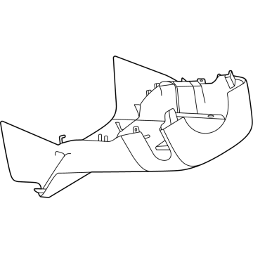 R2TZ-3530-BF Ford Steering Column Shroud Assembly Illustration 1 of 1
