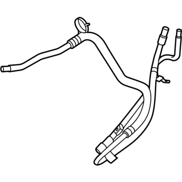 P1MZ-8N029-A Ford Hose Water Illustration 1 of 1