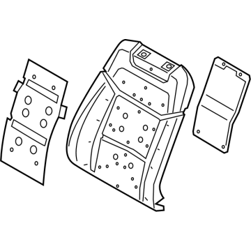 2025 Ford Explorer Seat Cushion - MB5Z-7864811-J