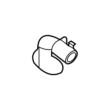 RZ1Z-8286-A Ford Radiator Hose Illustration 1 of 1