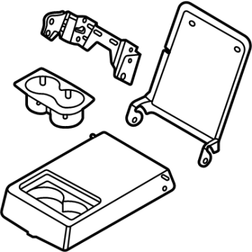 M1PZ-7867112-AC Ford Armrest Assembly Illustration 1 of 1