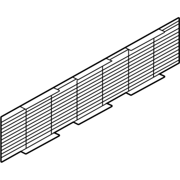 LX6Z-8349-C Ford Shield Splash Illustration 1 of 1