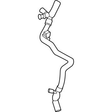 PZ1Z-18B402-D Ford Heater Water Tube Illustration 1 of 1