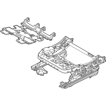 MB3Z-7861705-J Ford Seat Track Assembly Illustration 1 of 1