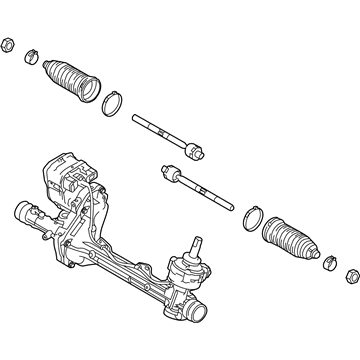 FB5Z-3504-AK Ford Steering Gear Assembly Illustration 1 of 1