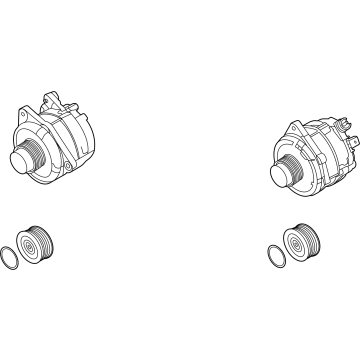 LK4Z-10346-C Ford Alternator Assembly Illustration 1 of 1
