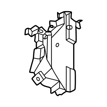 N1WZ-8310-A Ford Air Deflector Illustration 1 of 1