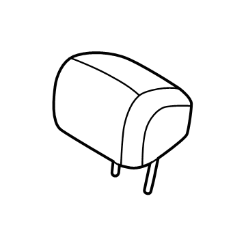 R2TZ-58611A08-AE Ford Head Rest Assembly Illustration 1 of 1