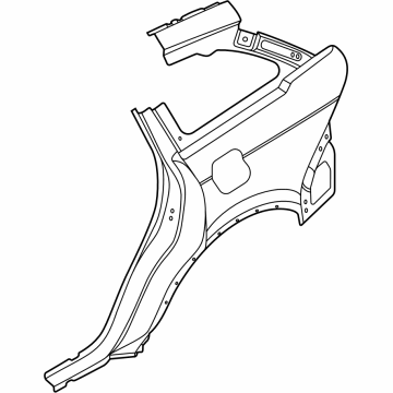 R2TZ-5827840-A Ford Panel Body Side Rear Illustration 1 of 1