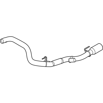 Ford F-150 Tail Pipe - KL3Z-5202-F