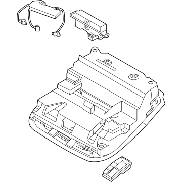 R2TZ-58519A70-AM Ford Overhead Console Assembly Illustration 1 of 1