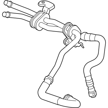 MB3Z-18472-AC Ford Hose Heater Water Illustration 1 of 1