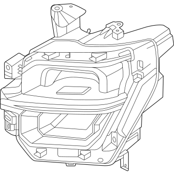 RL3Z-13008-G Ford Lamp Assembly Illustration 1 of 1