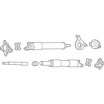 2025 Ford Ranger Drive Shaft - MB3Z-4R602-AU