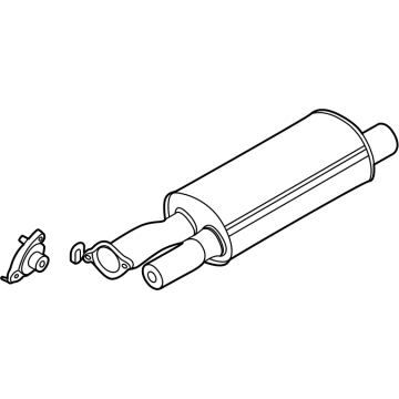 2025 Ford Ranger Muffler - MB3Z-5A212-H