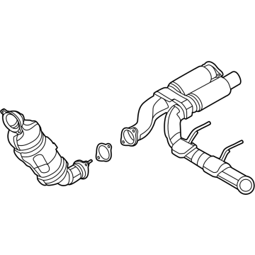2025 Ford Ranger Catalytic Converter - MB3Z-5E212-U