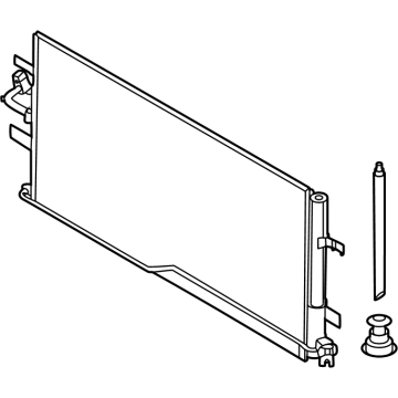 MB3Z-19712-E Ford Condenser Assembly Illustration 1 of 1