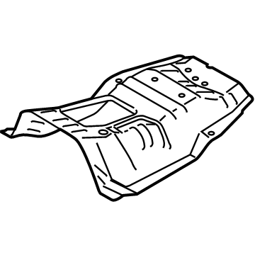 FL3Z-1511140-D Ford PAN ASY - FLOOR - FRONT Illustration 1 of 1