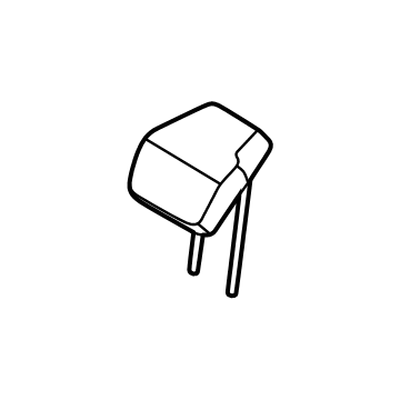 SL7Z-78611A08-LA Ford Head Rest Assembly Illustration 1 of 1
