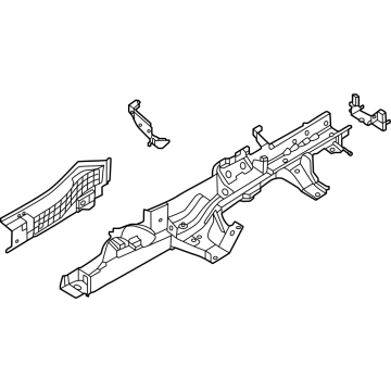 PZ1Z-7810124-E Ford Floor Side Member Assembly Rear Illustration 1 of 1