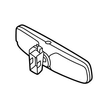 LU5Z-17700-C Ford MIRROR ASY - REAR VIEW - INNER Illustration 1 of 1