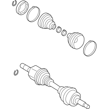 2025 Ford Ranger Axle Shaft - MB3Z-3A427-J