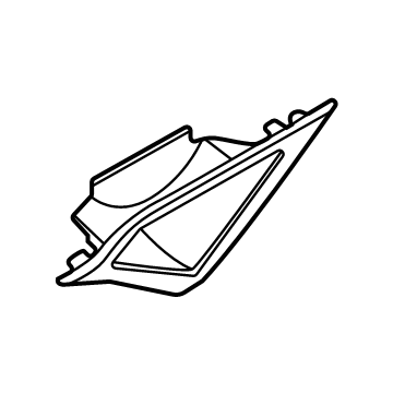 SL7Z-78266A20-AA Ford Bezel Illustration 1 of 1