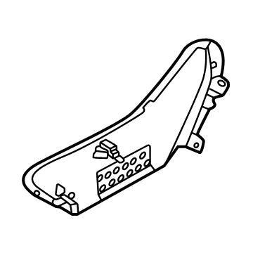SL7Z-7861350-AA Ford Seat Back Latch Cover Illustration 1 of 1