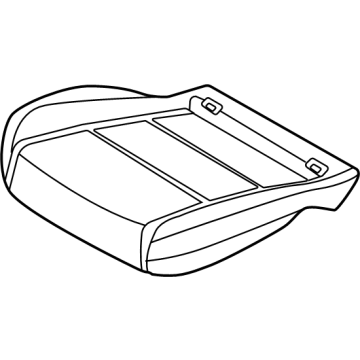 SL7Z-7863804-FD Ford Rear Seat Cushion Cover Assembly Illustration 1 of 1